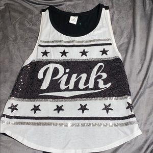 VS pink tanktop